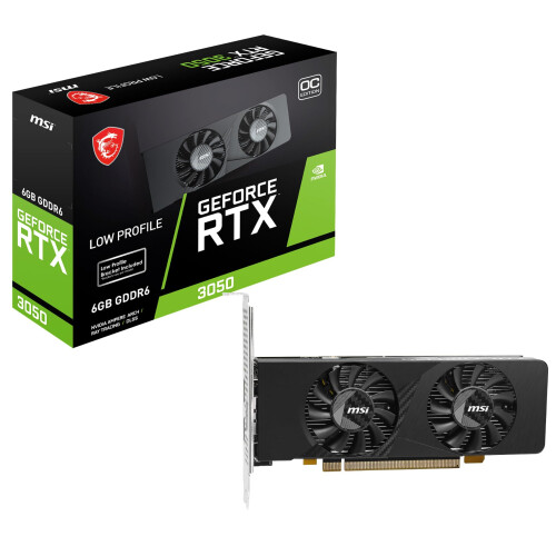 MSI MSI GeForce RTX 3050 LP E 6G OC