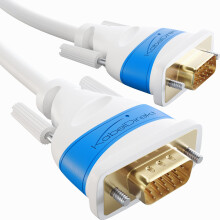 KabelDirekt – VGA Cable for maximum video quality thanks to high-purity copper conductors – 5m (Full HD, connects computers to screens/projectors,