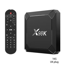 (UK plug, 2g16g) Screen Projection Androids 13 TV Set-Top Box Stable Powerful Medias Player TV Box for Television Game