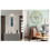 Wall Clock Movement for Quartz Clock with Walnut Wood And Long Hands 4