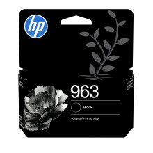 HP 963 Black Original Ink Cartridge (3JA26AE) - Works with: OfficeJet Pro 9010/9010e, 9020/9020e series