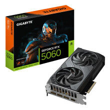 Gigabyte GeForce RTX 5060 WINDFORCE OC 8G Graphics Card - 8GB GDDR7, 128bit, PCI-E 5.0, 2512 MHz Core Clock, 3 x DisplayPort, 1 x HDMI, GV-N5060WF2OC