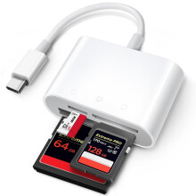 ChiaoPio USB C SD Card Reader, USB-C to SD CF Card, Type C SD Card Adapter Supports Compact Flash/CF/SD/MicroSD, Compatible for iPad Pro/Air/Mini Mac