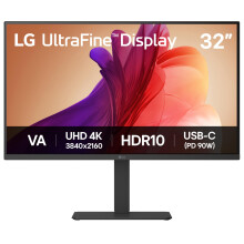LG UltraFine Monitor 32U720A-B - 4K UHD VA 32 inch, 60Hz, 5ms GtG, HDR10, Home/Office Display, Eye Care features, Built-in Speakers, HDMI, DisplayPor