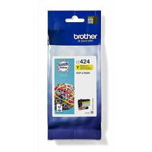 Brother LC-424Y Inkjet Cartridge, Yellow, Single Pack, Standard Yield, includes 1 x Inkjet Cartridge, Brother Genuine Supplies