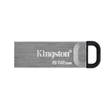 Kingston DataTraveler Kyson USB 3.2 Gen 1 Flash Drive 512GB - Stylish Capless Metal Case