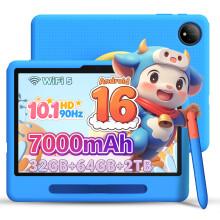 P10 Kid Kids Tablet with Silicone Case & Stylus Pen, 10 inch tablet Android 16 Tablet for Kids Ages 3-12 Years, 90Hz 32GB+64GB/TF 2TB, Gemini AI, Par