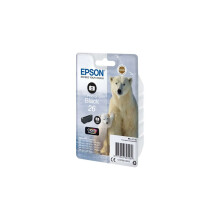 Epson 26 Polar Bear Photo Black Genuine, Claria Premium Ink Cartridge, Standard Capacity