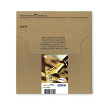 Epson 16 Pen & Crossword Genuine Multipack, Eco-Friendly Packaging, 4-colours Ink Cartridges, DURABrite Ultra Ink