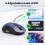 TeckNet TECKNET Bluetooth Mouse, Wireless Mouse Rechargeable Tri-Mode Bluetooth 5.0/3.0+2.4G for Laptop, Silent 4800DPI PC Computer Mice with 6 Adjustable Le 4