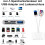 SD Card Reader for iPhone/iPad, Lightning SD Card Reader with Charging & USB Port, USB C sd card reader with Dual Slot SD/MicroSD Memory Card Reader T 2
