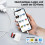 SD Card Reader for iPhone/iPad, Lightning SD Card Reader with Charging & USB Port, USB C sd card reader with Dual Slot SD/MicroSD Memory Card Reader 6