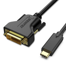 BENFEI USB C to DVI Cable, 1.8 Meter Type-C(Thunderbolt 3) to DVI Cable Compatible for MacBook Pro 2019/2018/2017, Samsung Galaxy S9/S8, Surface Book
