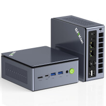 GMKtec Mini PC Gaming, M7 Ultra Ryzen 7 PRO 6850U 16GB DDR5 RAM + 512GB Hard Drive PCle SSD Oculink Dual NIC LAN 2.5G Desktop Computer, Dual USB4, HD