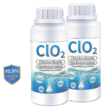 200pcs Food Grade Chlorine Dioxide Effervescent Tablet Clo2 Anti Bacterial Disinfection Chemical Tablet for Water Purification And Sanitization