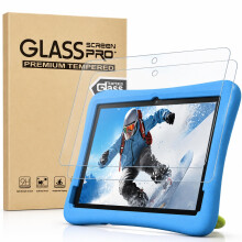 Synkris 2 Pack Screen Protector for 8 HD Kids / 8 Pro Tablet 2024 Tempered Glass Film 9H Hardness Anti-Scratch Bubble Free HD Clear Anti-Fingerprint