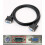DTECH 3M DB9 RS232 Serial Null Modem Cable Female to Female Full Handshaking 7 Wire Crossover for Data Communication 2