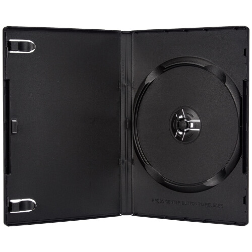 Hama Hama DVD Disc Cases (Pack of 10) Protective CD/DVD Cases, Black 1