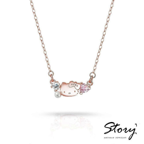 [Purchasing] Hello Kitty Hello Kitty-Shiny Pink Era Sterling Silver Necklace