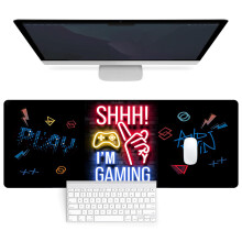 Mousepad Extended Gaming Mouse Pad, Desk Mat for Keyboard and Mouse with Stitched Edges Non-Slip Rubber Base Desk Pad for Computer Keyboard Office &