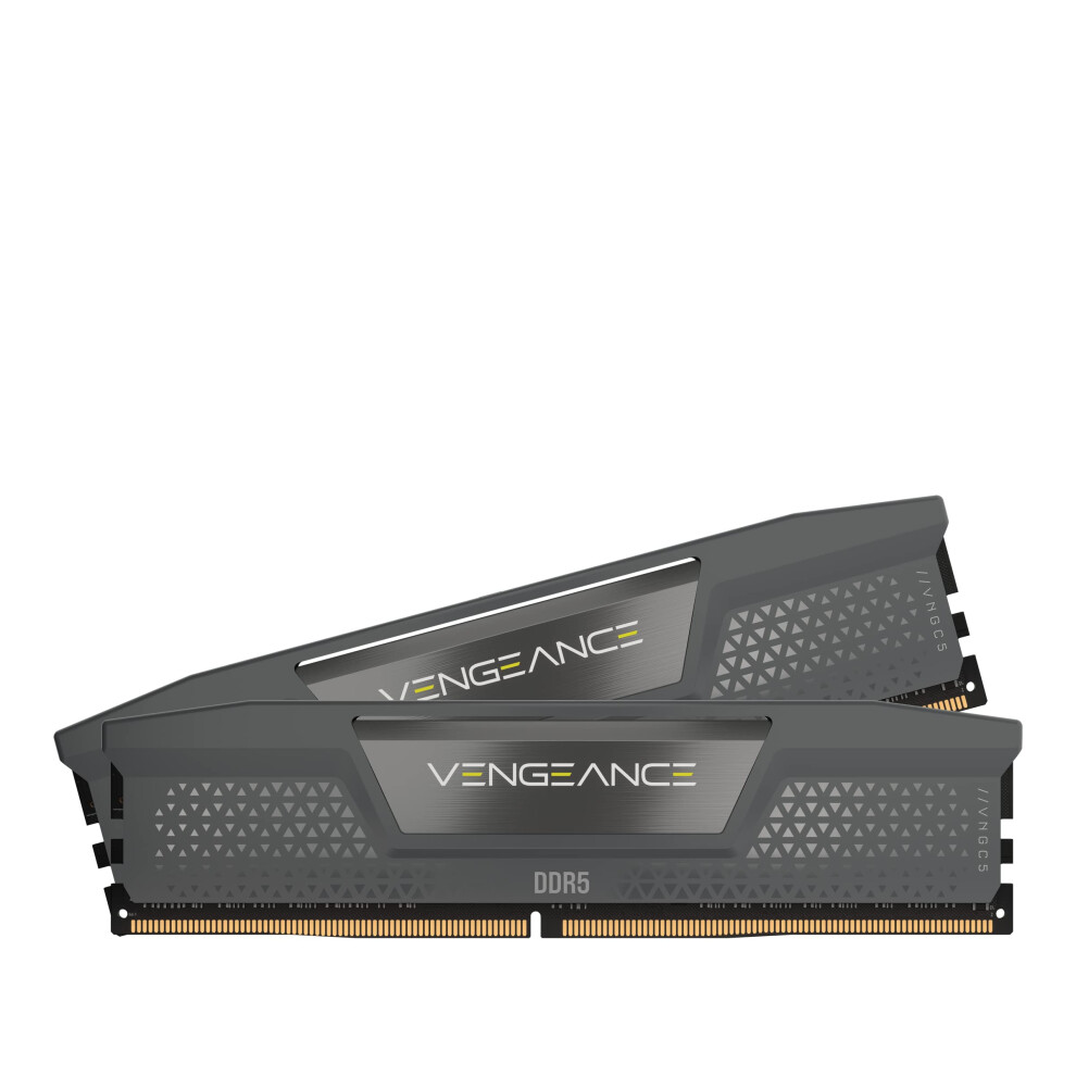 Corsair Vengeance Ddr5 64Gb (4X16gb) Ddr5 Up To 6000Mhz Cl36 Amd Expo Intel Xmp Icue Compatible Computer Memory – Grey (Cmk64gx5m4b6000z36)
