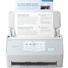 ScanSnap iX2500 (White) High-Speed Duplex Document Scanner, 45 ppm / 90 ipm, 100-Sheet ADF, 600 dpi Optical, 5″ Touchscreen, Wi-Fi 6, USB 3.2 Gen 1