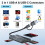 Memory Card Reader, Ticenpe 4in1 USB-A and USB-C to SD Micro SD MS Compact Flash Card Reader, SD Card Adapter Compatible with iPhone 15 series, MacBo 5