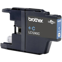 Brother LC-1240C Inkjet Cartridge, Cyan, Single Pack, Standard Yield, Includes 1 x Inkjet Cartridge, Brother Genuine Supplies
