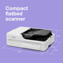 Epson WorkForce DS-1730 Compact Flatbed Scanner For Small Businesses And Home Offices