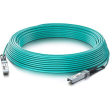 10Gtek 10G SFP+ AOC Cable 5-Meter(16.5ft), 10GBASE Active Optical OM3 MMF Fiber Cable for Cisco, Ubiquiti UniFi, Netgear, Mikrotik, D-Link, TP-Link,