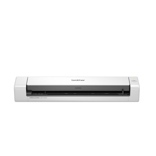 Brother Brother DS-740D Document Scanner, USB 3.0, DSMobile, Portable, 2 Sided Scanning, 15PPM, A4 Scanner, Includes Micro USB Cable, White