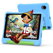 ALLDOCUBE Kids Tablet 8 inch with Case, Android 15 Go Tablet for Kids Ages 3-12, Parental Control, 7GB RAM 32GB ROM 512GB Expand, HD IPS Screen, Pre-