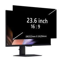 RanBluu 23.6 inch Laptop Privacy Screen Filter for Display, 23.6" Removable Anti Glare Protector