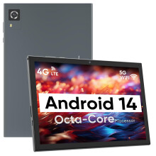 Android 14 Tablet 10.1 Inch, 4G Cellular Tablete, Octa-Core, 128GB Storage + 8(4+4)GB RAM/ 1TB Expandable, 5G WiFi, 6000mAh Battery, Bluetooth 5.0, 5