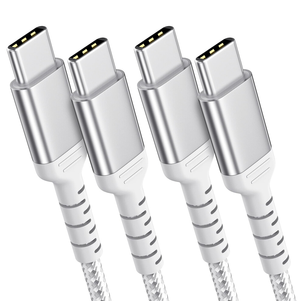 Usbc To Usbc Cable 2M 2Pack, 60W Usb C Charger Cable Nylon Type C To Type C Cord Fast Charging Usb C Lead For Iphone 16 15 Pro Max, Samsung Galaxy S2 5008659631410