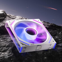 AsiaHorse DAWN Pro Reverse Blade 120mm ARGB PC Case Fan [1 Pack] Infinity Mirror Daisy Chain HDB Bearing 1850 RPM PWM High Airflow 71 CFM High Static