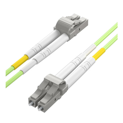 HiFiber 1-Pack 15m(49.2ft) OM5 LC to LC Duplex Multimode Fiber Patch Cable