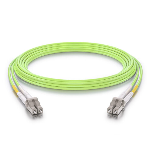 HiFiber 1-Pack 15m(49.2ft) OM5 LC to LC Duplex Multimode Fiber Patch Cable 1