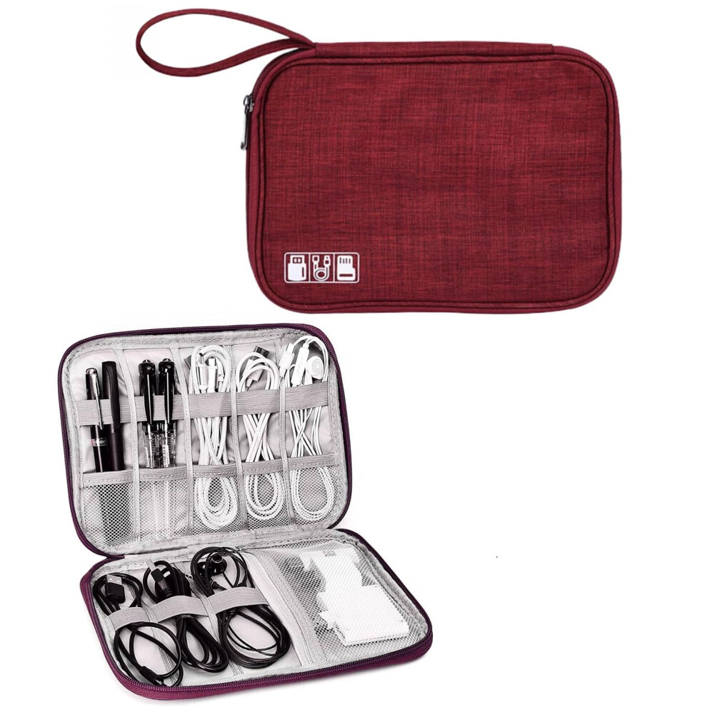 Woodland Cable Bag And Cable Organiser Bag Is A Travel Essentials Electronics Travel Organizer For Chargers, Cables, Usb Drive, Sd Card, Power Bank A 5006503208078