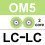 HiFiber 1-Pack 15m(49.2ft) OM5 LC to LC Duplex Multimode Fiber Patch Cable 4