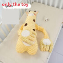 (Giraffe)Oreiller peluche animal dessin animé enfant avec tapotements et fonctions musicales pour apaiser le sommeil