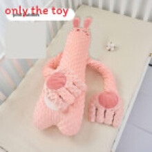 (Rabbit)Oreiller peluche animal dessin animé enfant avec tapotements et fonctions musicales pour apaiser le sommeil