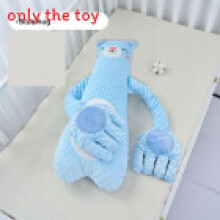 (Blue Bear)Oreiller peluche animal dessin animé enfant avec tapotements et fonctions musicales pour apaiser le sommeil