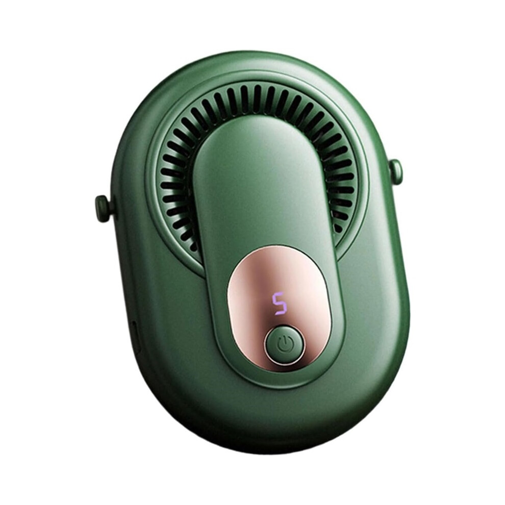 Wearable Waist Clip Fan 3500Mah Rechargeable Hands Free Cooling Fan For Outdoor Work Camping Green 8584618870962