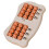 (Orange) Roller Feet Massager Portable Versatile Use Post-Workout Recovery 1