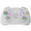 LinYuvo KS42 Meteor Light Wireless Joy-Pad with 8 Color RGB Lights for /Lite/OLED,with Programmable,Back Button White Gray 1