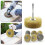 (G) Wire Wheel for Rust Removal Cleaner Polishing Brushes Cup Wheel for Drill Attachment 3