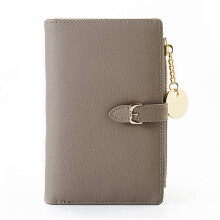 (Gray) Soild Color Short Handheld Bag Soft and Lightweight Suiatble for Business Trip