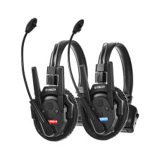 SYNCO Xtalk XPro2: 2-Person Wireless Intercom Headset, 500M Range, Noise Cancelling