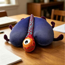 (C) Subnautica Plush Collectible Figurine - 9 Inch Soft Alien Deep Sea Creature Plushie Sculpture for Adult Collectors, Desk Decor & Gift